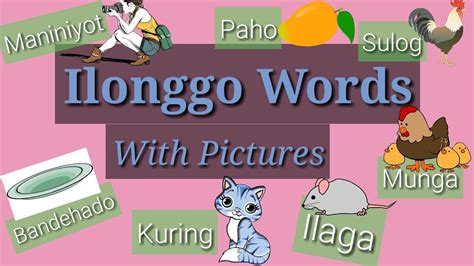 Ilonggo Vocabulary – anythingencee.